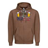 Chestnut I'm Not Drunk I'm Patriotic Zipper Hoodie - CowhideDigitalArt