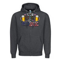 Smoke I'm Not Drunk I'm Patriotic Zipper Hoodie - CowhideDigitalArt