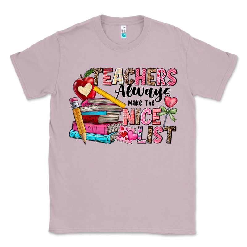 Teachers Always Make The Nice List Classic Tee by CowhideDigitalArt | Teevron