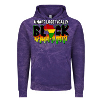 Cloud Purple unapologetically black Vintage Hoodie - CowGirlArtShop