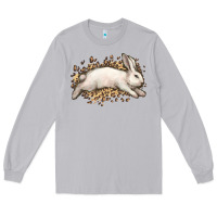 Moon Dust Bunny Rabbit leopard Easter Day Long Sleeve Tee - HowdyJamesFarm
