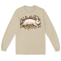 Mushroom Bunny Rabbit leopard Easter Day Long Sleeve Tee - HowdyJamesFarm