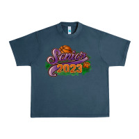 Midnight Navy Senior 2023 basketball Urban Heavy Tee - HowdyJamesFarm