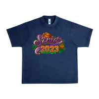 Navy Senior 2023 basketball Urban Heavy Tee - HowdyJamesFarm