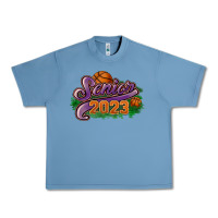 Pebble Blue Senior 2023 basketball Urban Heavy Tee - HowdyJamesFarm