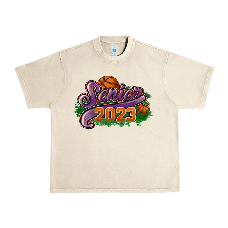 Senior 2023 Basketball Urban Heavy Tee by HowdyJamesFarm | Teevron