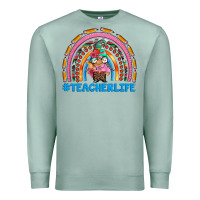Seafoam teacherlife and teacher gnome rainbow Premium Sweatshirt - Artiststas