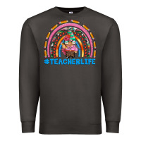 Smoke teacherlife and teacher gnome rainbow Premium Sweatshirt - Artiststas