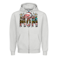 Dove Grey volleyball mom Zipper Hoodie - SublimationCraftShop