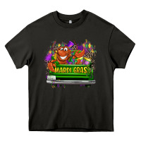 Asphalt Mardi Gras truck Heavy Core Tee - LillyAllenDesigns
