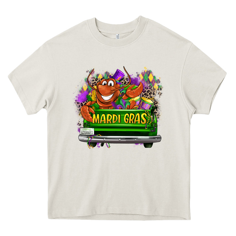 Mardi Gras Truck Heavy Core Tee by LillyAllenDesigns | Teevron