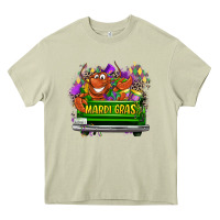 Mossy Mardi Gras truck Heavy Core Tee - LillyAllenDesigns