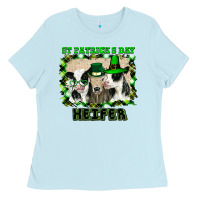 Baby Blue St Patricks Day Heifer Ladies Tee - Bettercallsaul