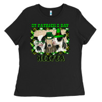 Black St Patricks Day Heifer Ladies Tee - Bettercallsaul