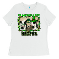 White St Patricks Day Heifer Ladies Tee - Bettercallsaul