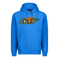 True Royal tennessee map long haired cow Premium Hoodie - Jasminsmagicworld