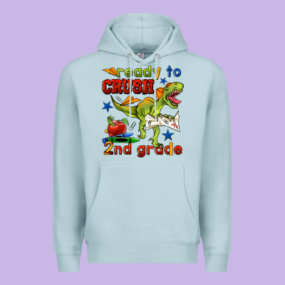 Ready To Crush 2nd Grade Premium Hoodie Designed By Bundleandbundleshop