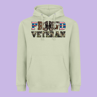 Armed Forces Day Proud Veteran Heavyweight Hoodie Designed By Artiststas