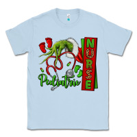 Dusty Blue Christmas Character Classic Tee - NancyCooperArtShop