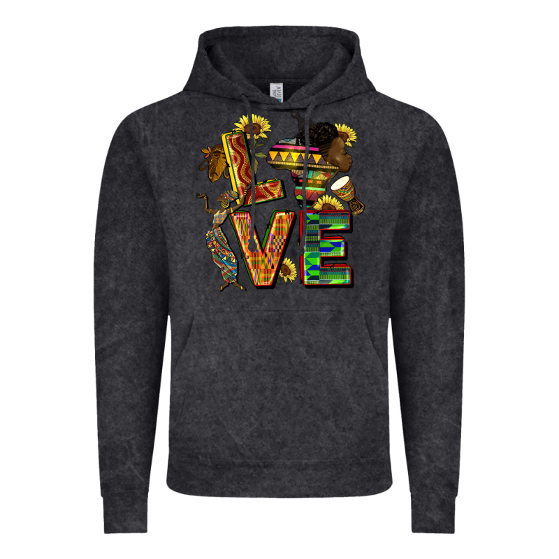 Love Juneteenth Africa Vintage Hoodie by CowGirlArtShop | Teevron