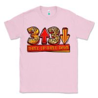 Bubblegum Pink three up three down softball Classic Tee - Jasminsmagicworld