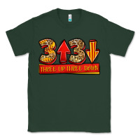 Sports Green three up three down softball Classic Tee - Jasminsmagicworld