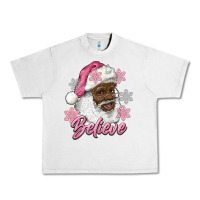 Lunar Rock pink christmas african american santa believe Urban Heavy Tee - RanaPortraitStore