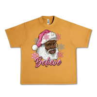 Peanut Butter pink christmas african american santa believe Urban Heavy Tee - RanaPortraitStore