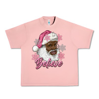 Salmon pink christmas african american santa believe Urban Heavy Tee - RanaPortraitStore