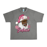Tornado pink christmas african american santa believe Urban Heavy Tee - RanaPortraitStore
