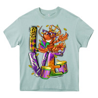 Arona Mardi Gras love Heavy Core Tee - LillyAllenDesigns
