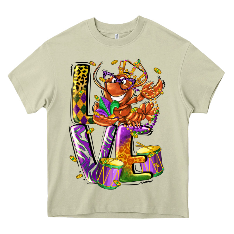 Mardi Gras Love Heavy Core Tee by LillyAllenDesigns | Teevron