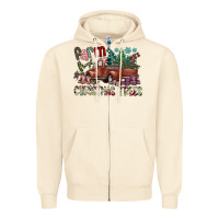 Sandshell fram fresh christmas trees Zipper Hoodie - SublimationCraftShop
