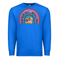 True Royal teacher pen apple books rainbow Premium Sweatshirt - Artiststas