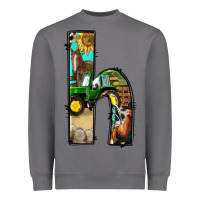 Storm farm life alphabet lowercase letters h Heavyweight Sweatshirt - BundleAndBundleShop