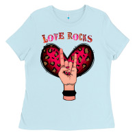 Baby Blue Love Rocks Ladies Tee - Bettercallsaul