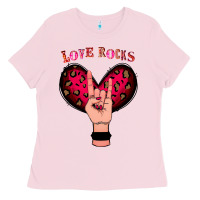 Bubblegum Pink Love Rocks Ladies Tee - Bettercallsaul