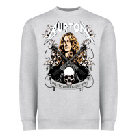 Heather Grey Cliff Burton a gift Heavyweight Sweatshirt - minhPixels
