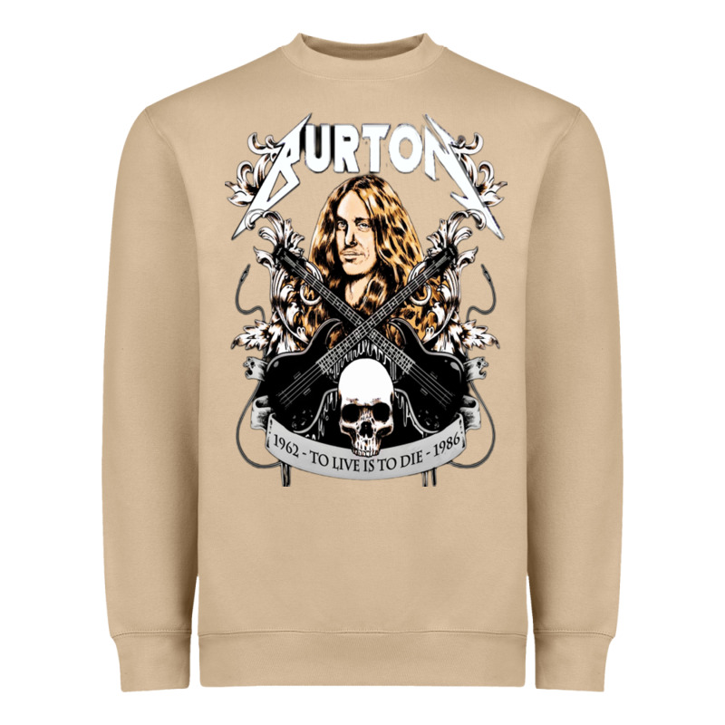 Cliff Burton A Gift Heavyweight Sweatshirt by minhPixels | Teevron