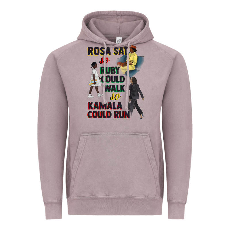 Rosa Sat So Ruby Could Walk So Kamala Could Run Juneteenth Vintage Hoodie by CowGirlArtShop | Teevron