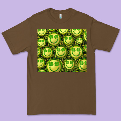 St. Patrick's Day Lucky Face Premium Tee Designed By Ranaportraitstore