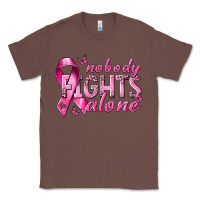 Chestnut nobody fights alone cancer Classic Tee - NancyCooperArtShop