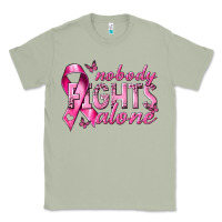Matcha nobody fights alone cancer Classic Tee - NancyCooperArtShop