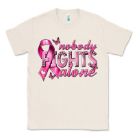 Natural nobody fights alone cancer Classic Tee - NancyCooperArtShop