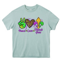 Arona peace love mardi gras Heavy Core Tee - JahusDesignShop