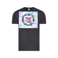 Vintage Black mermaid kisses starfish wishes Vintage Tee - TumblerDesignByShophia