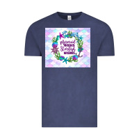 Vintage Denim mermaid kisses starfish wishes Vintage Tee - TumblerDesignByShophia