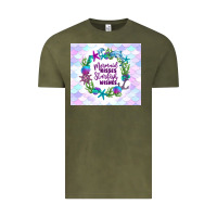 Vintage Olive mermaid kisses starfish wishes Vintage Tee - TumblerDesignByShophia