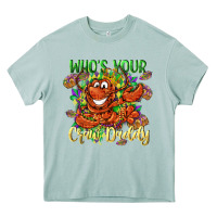 Who's Your Craw Daddy Mardi Gras Heavy Core Tee | Teevron