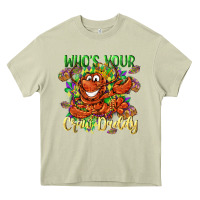 Mossy Who's your craw daddy Mardi Gras Heavy Core Tee - LillyAllenDesigns